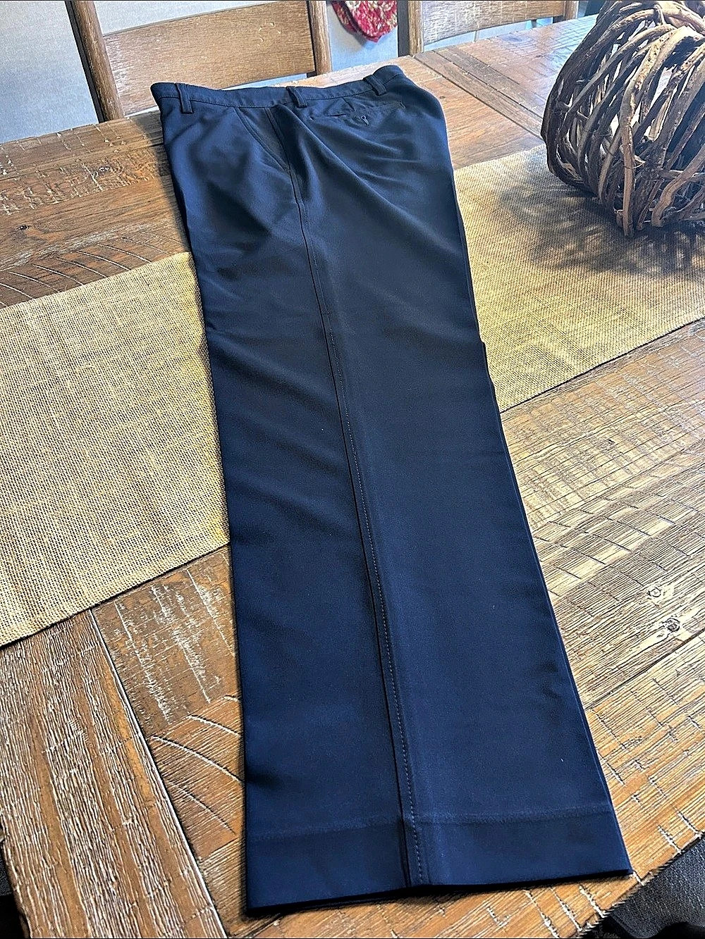Navy FootJoy Men's Performance Golf Pants Blue Waist 34 x 30 Length